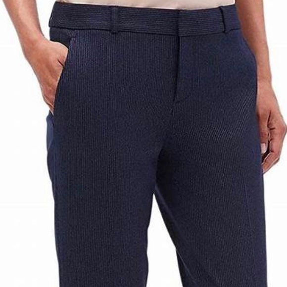 Banana Republic Ryan Pant (Sz8) Navy Plaid - Picture 4 of 4